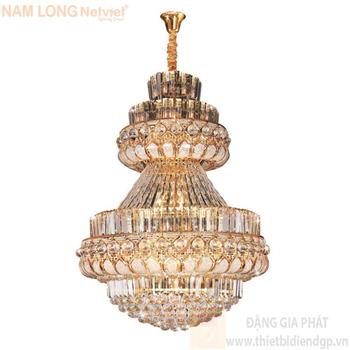 Đèn chùm pha lê cao cấp Ø800*H11050+500, E14*27 lamp, 303 crystals k9 type 1 NC 7039B